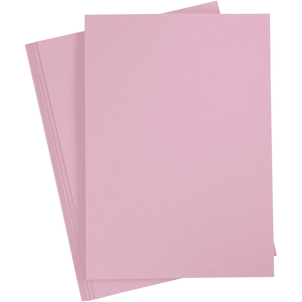 Farvet Papir A4 210x297 mm, 80 g, lys lilla, 20stk.