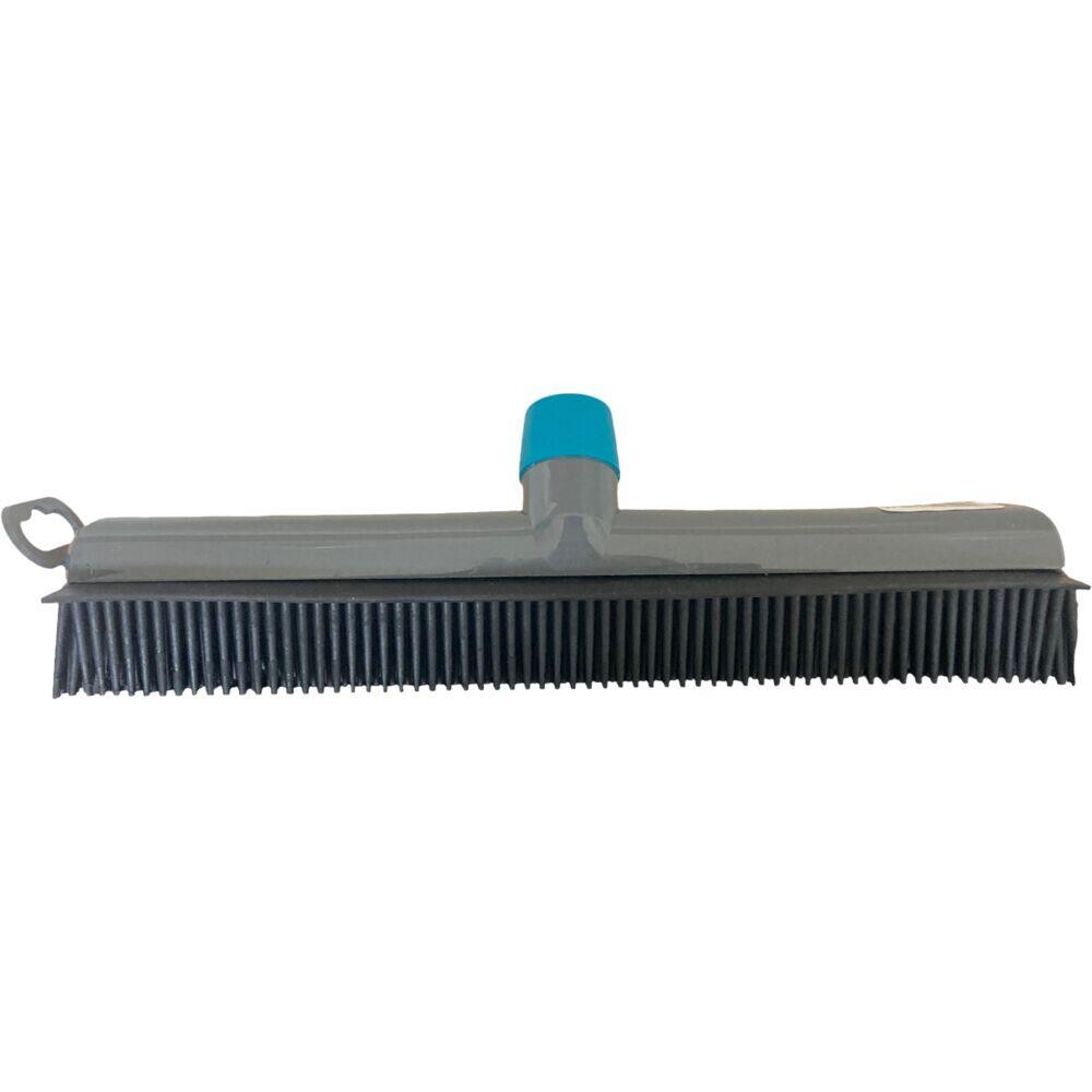 Fejekost - 32 cm - Grå - Gummibørstehår