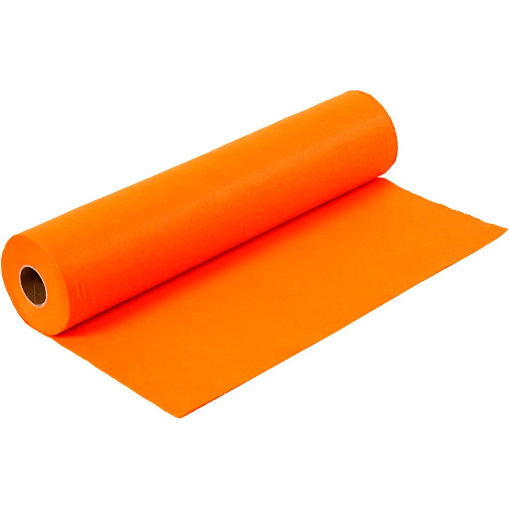Filt Bredde: 45 cm tykkelse 1,5 mm orange - 5 meter