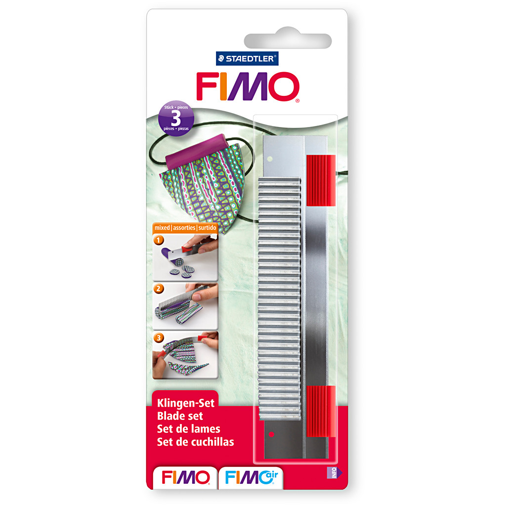 Fimo Ler knive, 3stk.