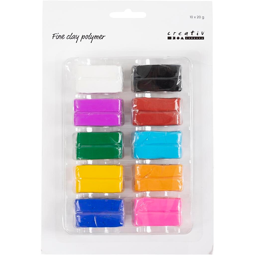 Fine Clay Polymer colorful 10x20 g