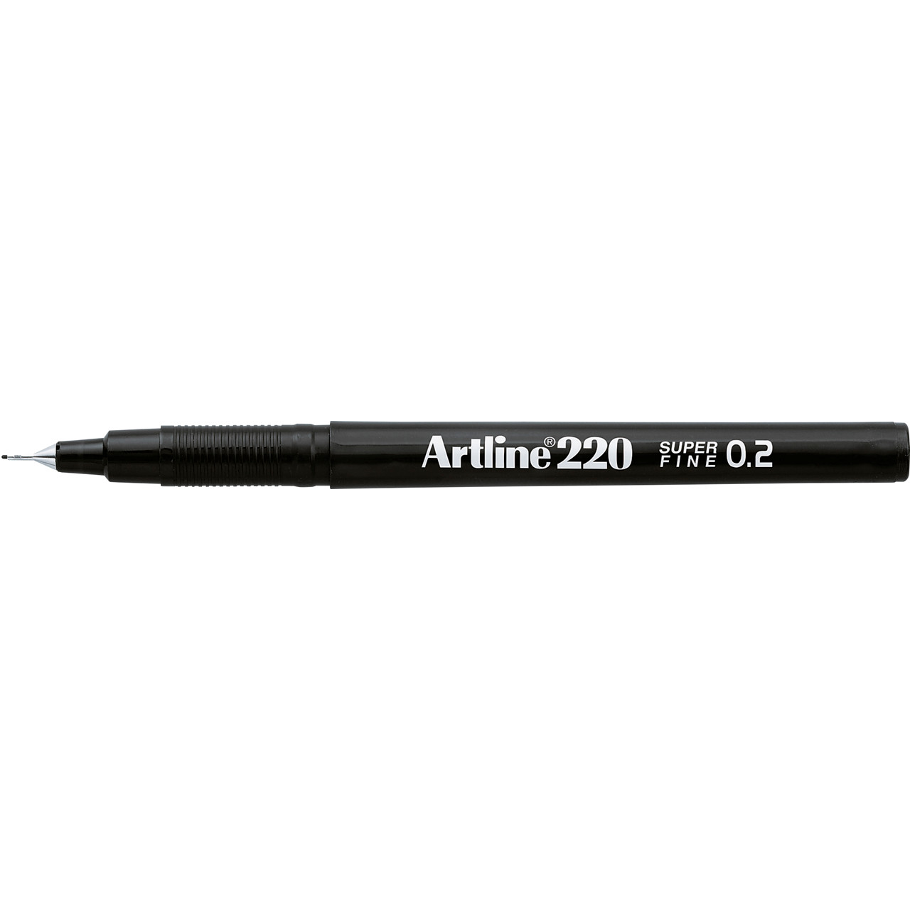 Fineliners – Artline 220 – Sort – Superfine 0,2 mm – 12 stk