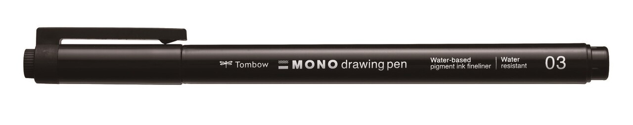 4 stk. Fineliner Tombow MONO drawing 03