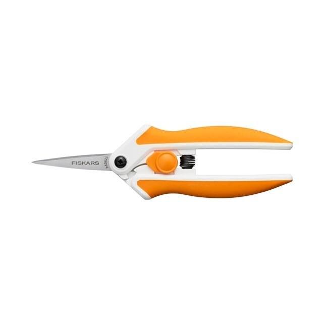 Fiskars saks softouch Micro-Tip 15cm orange