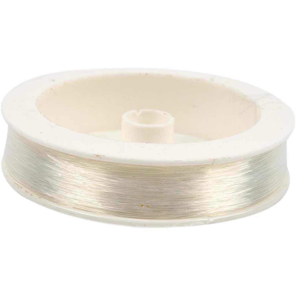 Fiskesnøre - 0,4 mm - Transparent - 100 m