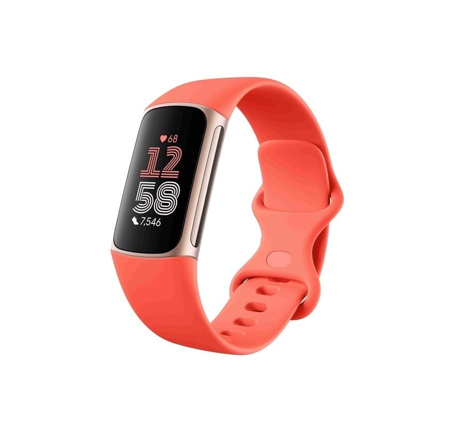 Fitbit Charge 6, Koral/Champagne