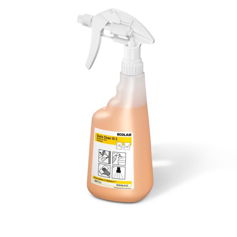 Flaske Ecolab Oasis Clean 10S BTL 650ml