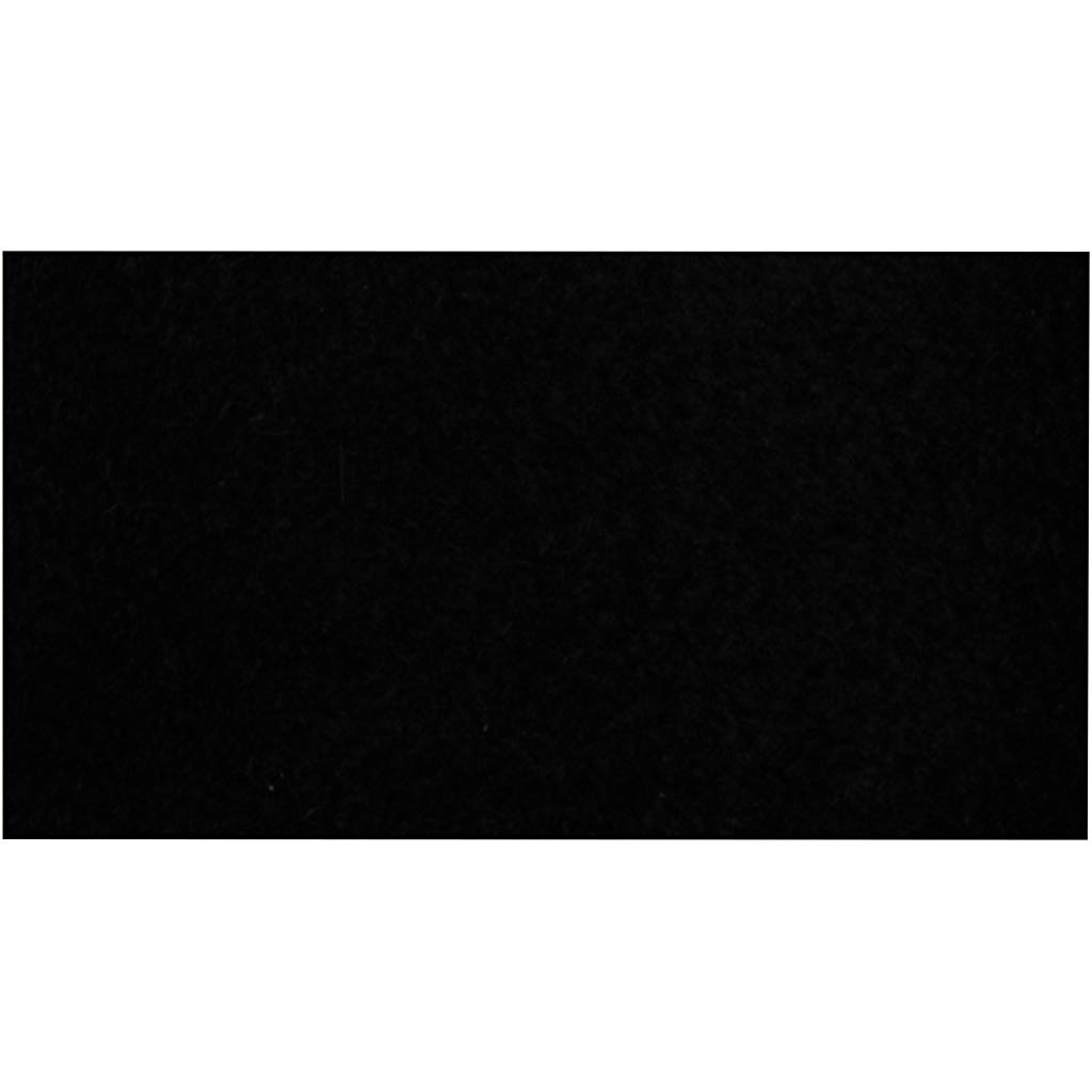 Fleece længde 125 cm bredde 150 cm sort | 200 g/m2