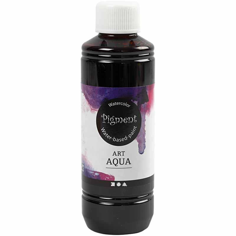 Akvarelmaling flydende - brun 250ml