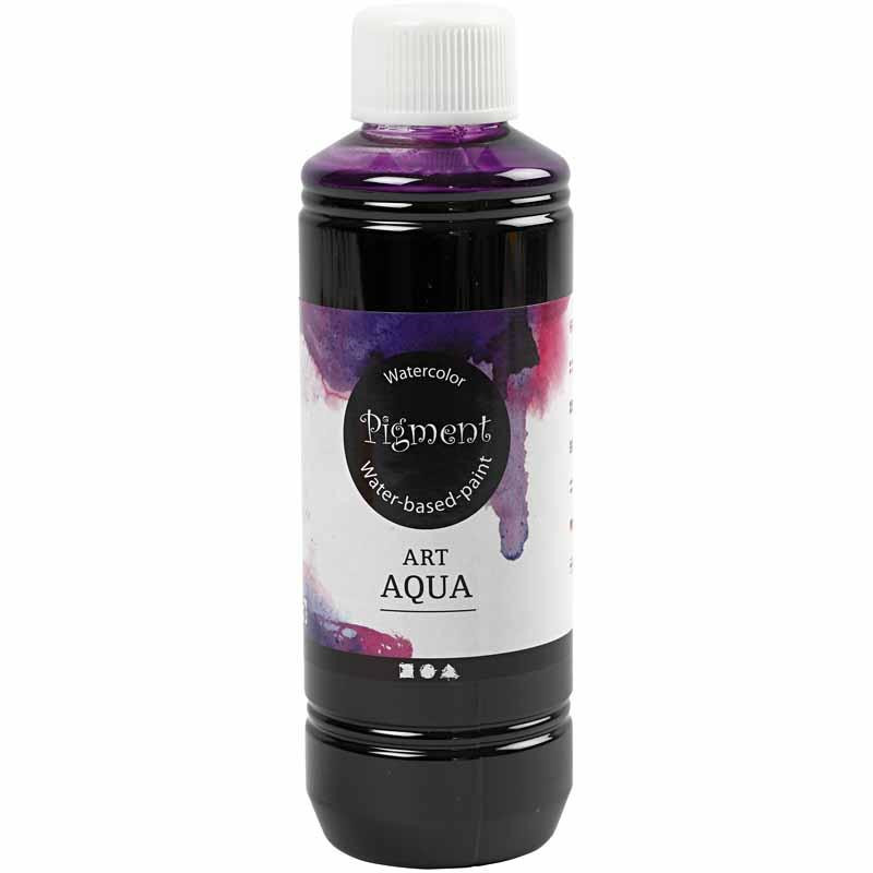 Akvarelmaling flydende - rødviolet - 250 ml