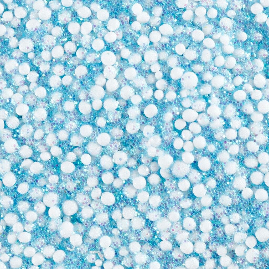 Foam Clay , glitter, lyseblå, 35 g/ 1 ds.