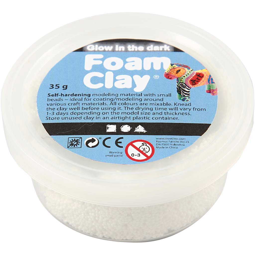 Foam Clay glow in the dark - 35 gram