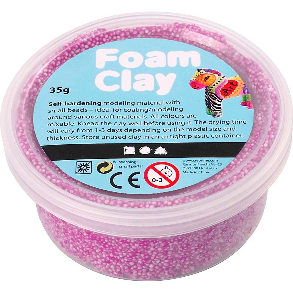 Foam Clay lilla neon - 35 gram