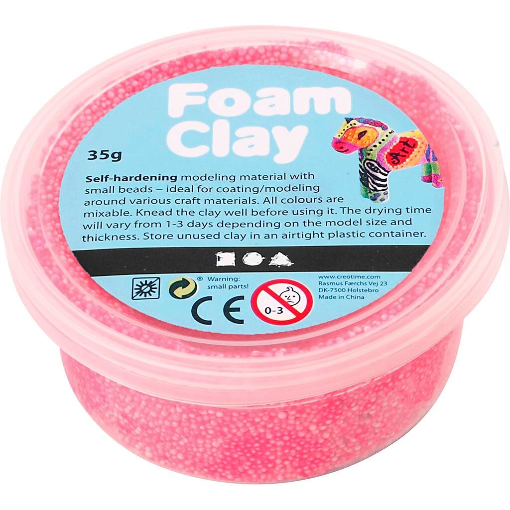 Foam Clay pink neon - 35 gram