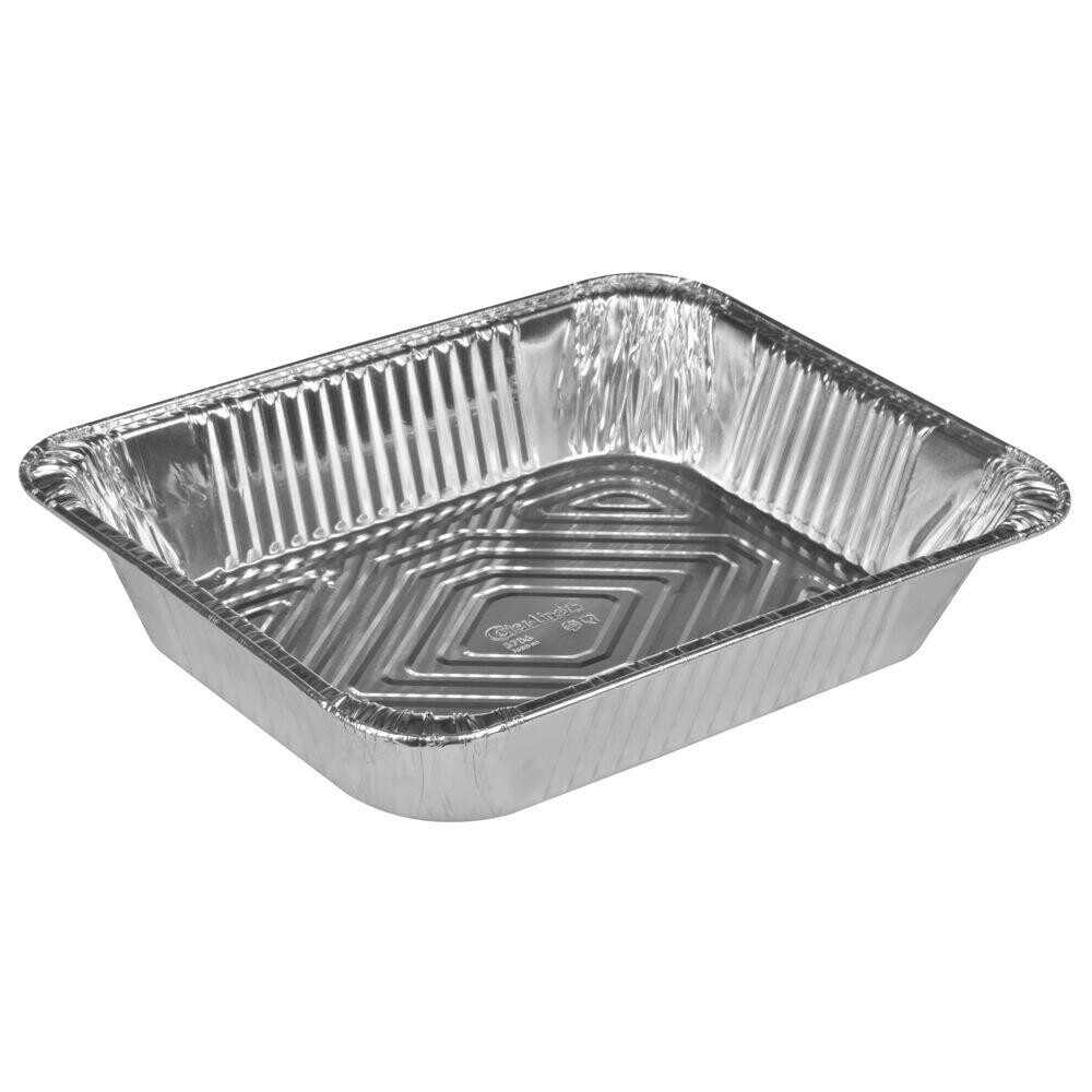 Foliebakker med rullekant aluminium Gastronom 1/2 GN 3600 ml - 100 stk