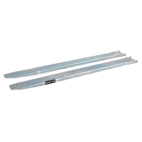 Forlængergafler - FG 2500 x 100 mm - 2500 kg - Grå - Sæt med 2 stk