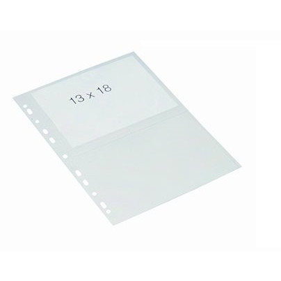 Fotolommer 13x18 cm - A4 glasklar fotolomme - 10 stk