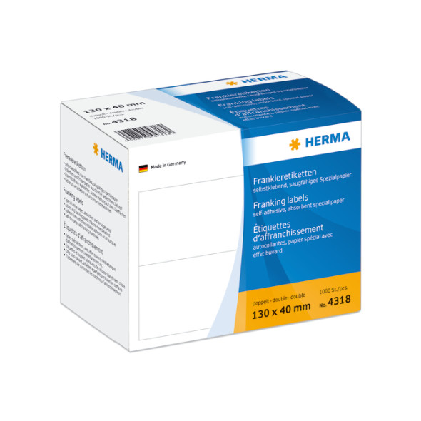 Frankeringsetiketter HERMA 1000 130x40