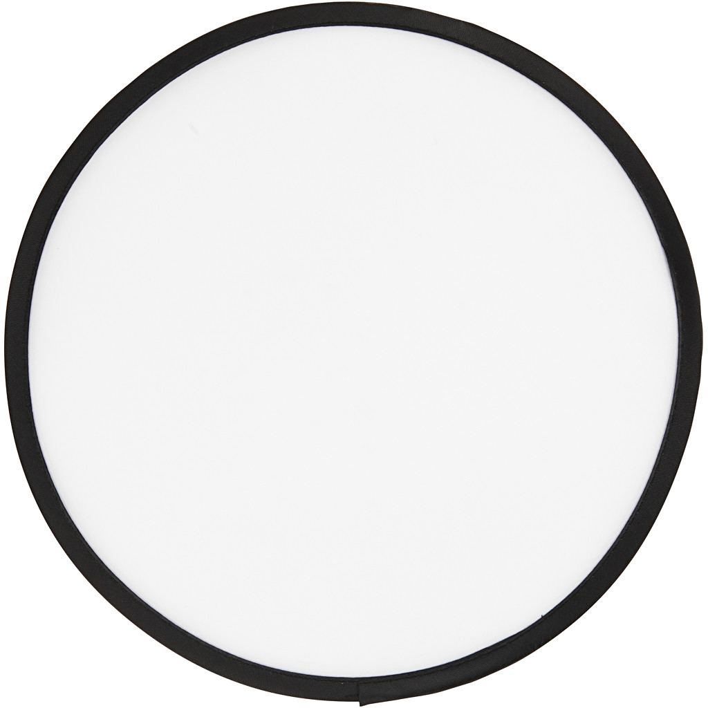Frisbee diam. 25 cm hvid - 1 stk