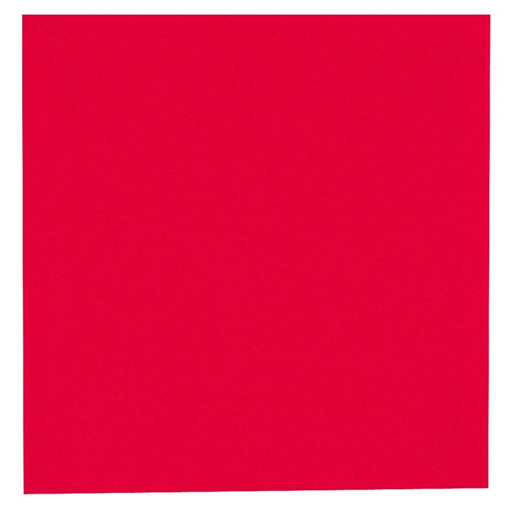 Frokostserviet, Gastro-Line, 2-lags, 1/4 fold, rød, papir, 33cm x 33cm - 100 stk