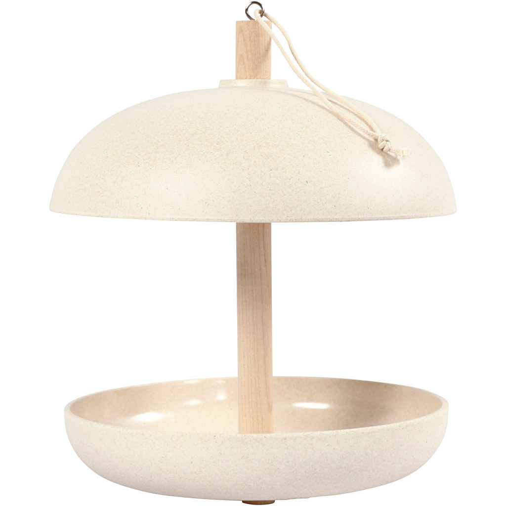 Fuglefoderhus diam. 20 cm H: 23,5 cm bambusfibre - 1 stk