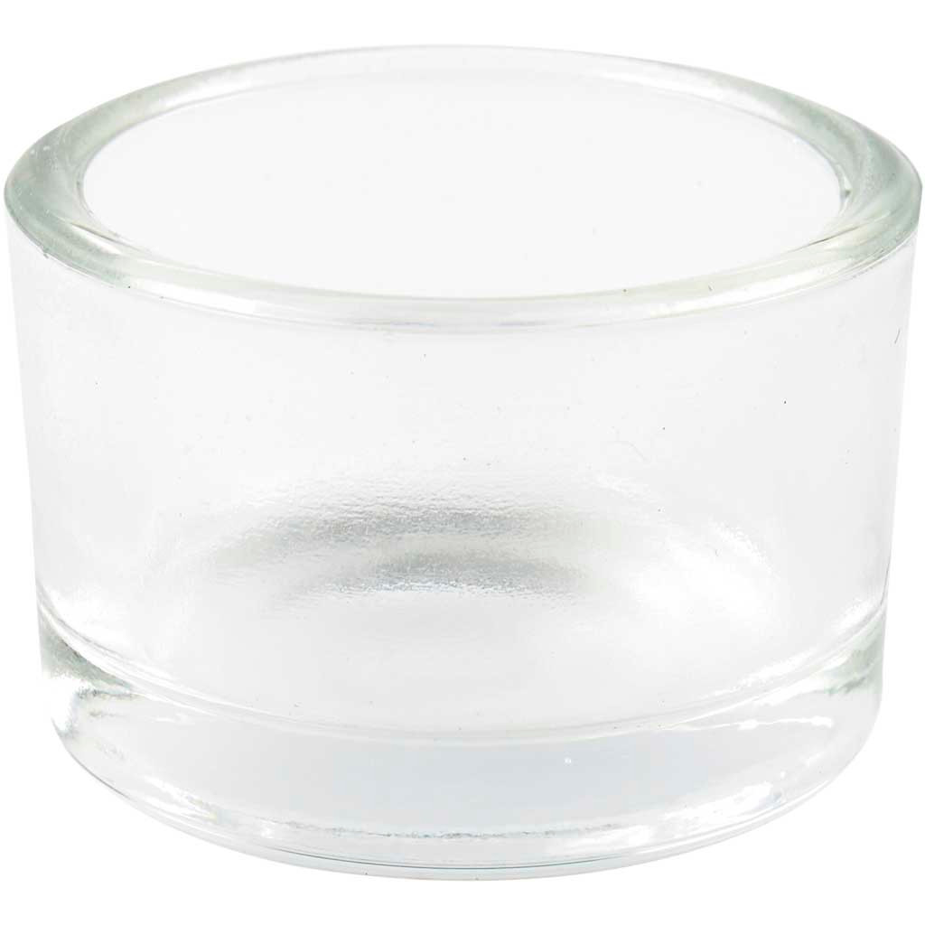 Fyrfadsholder diameter 5 cm højde 3,5 cm | 48 stk.