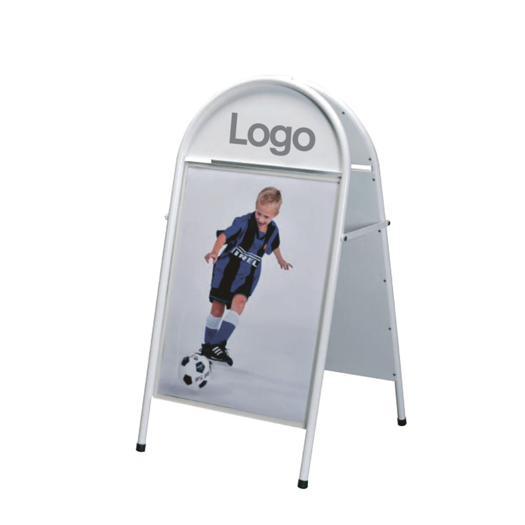 A skilt TWIN Light B2 50x70cm hvid med magnetluk