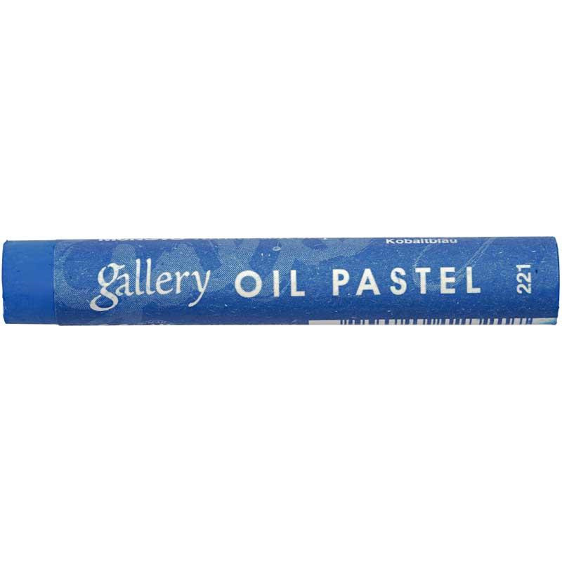 Oliepastel - Gallery premium 11 mm kobolt blå (221) - 6 stk.