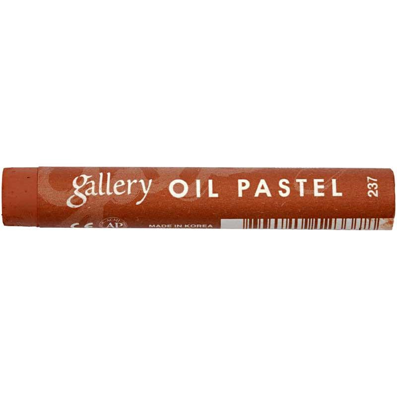 Oliepastel - Gallery premium 11 mm rødbrun (237) - 6 stk.