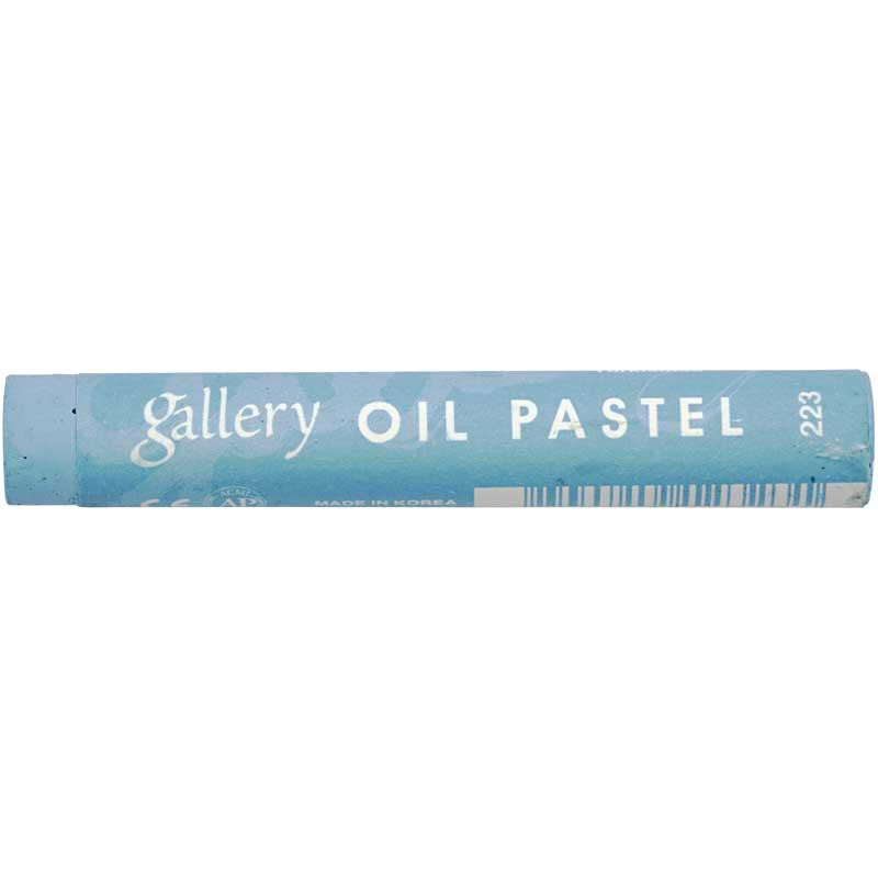 Pastelfarve olie - Gallery premium 11 mm turkisblå (223) - 6 stk.