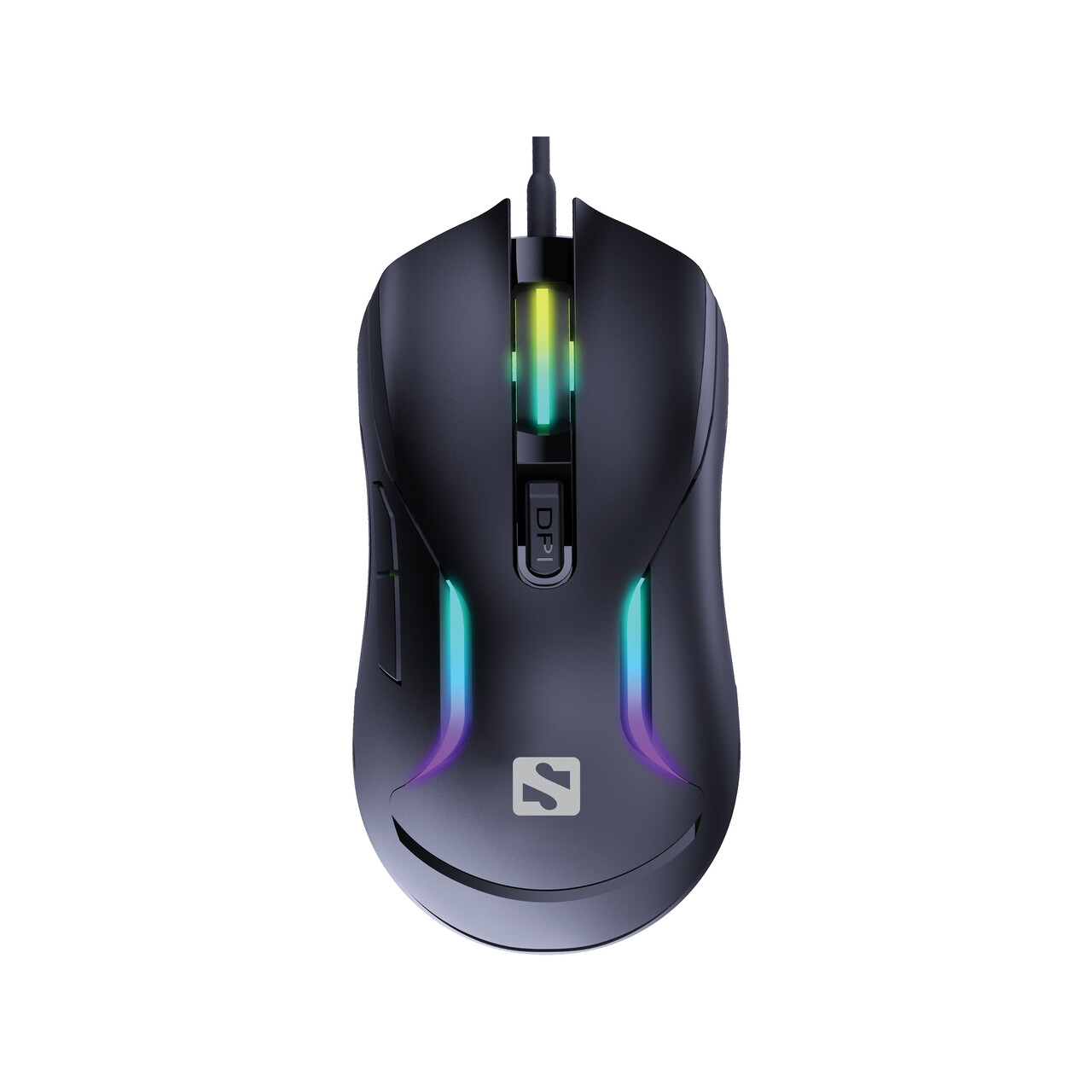 Gamer mus Sandberg LightFlow 6D black