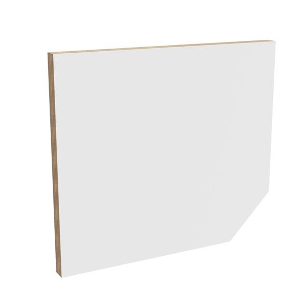 Garderobeindretning Eira Light, låge naturfarvet krydsfinér, hvid laminat, rumbredde 250 mm