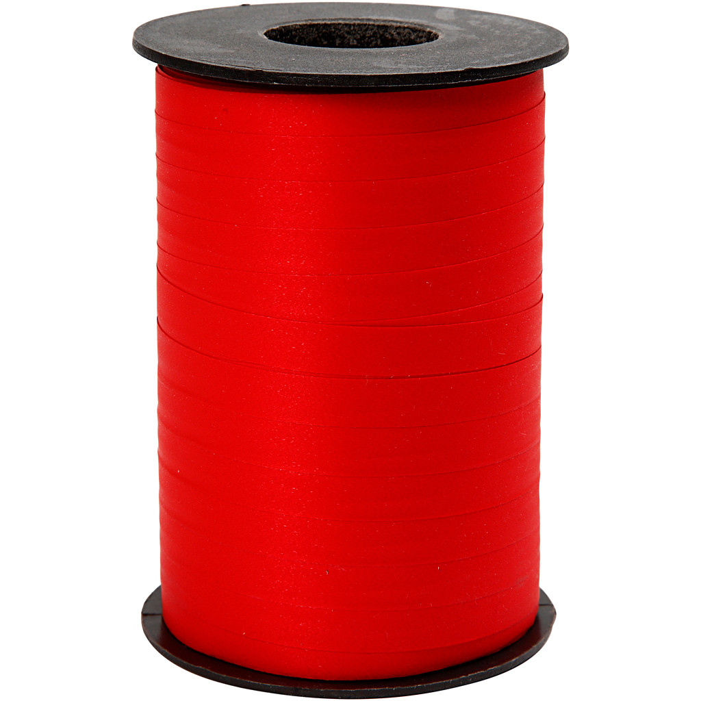 Gavebånd bredde 10 mm rød mat | 250 meter