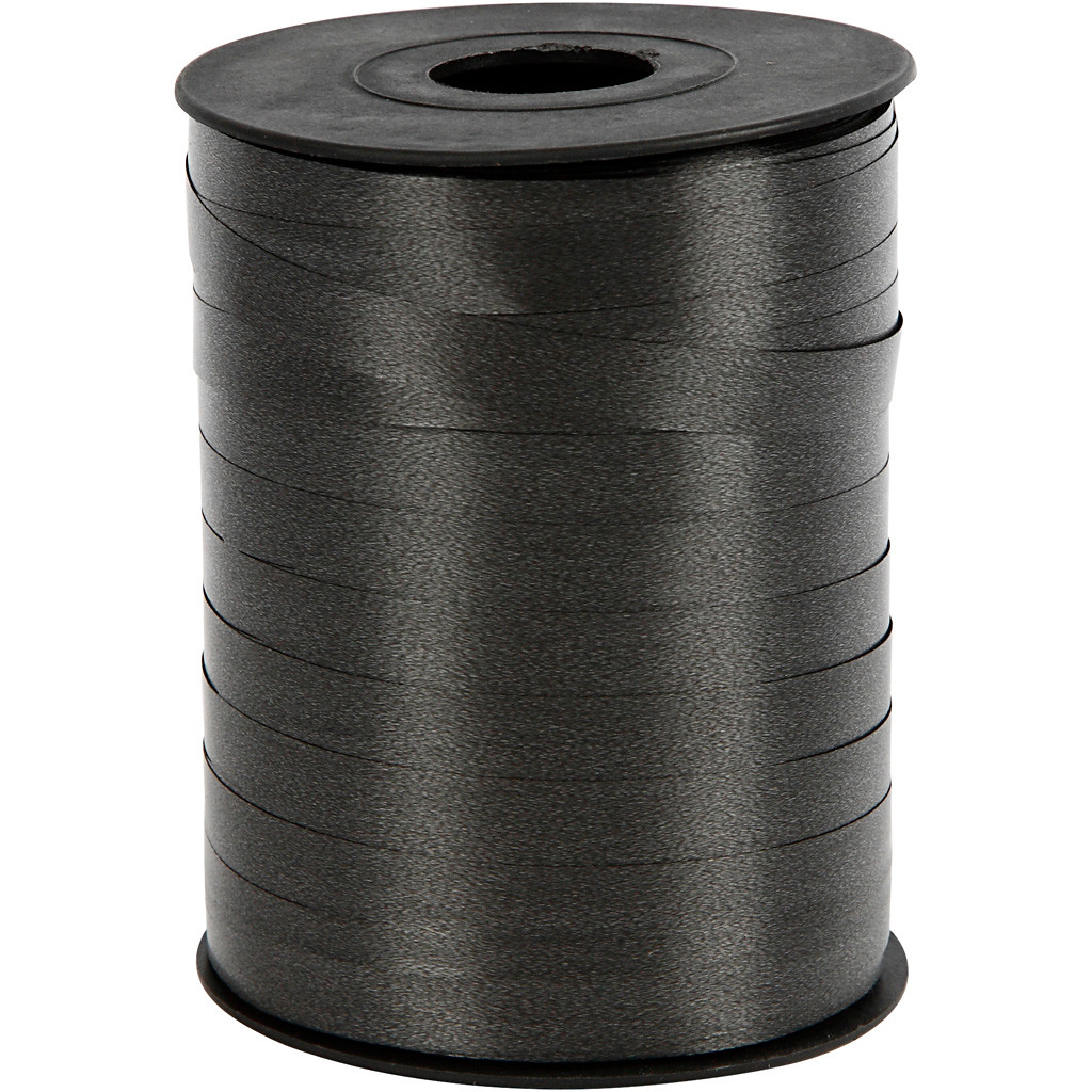 Gavebånd Bredde 10 mm sort blank - 250 meter