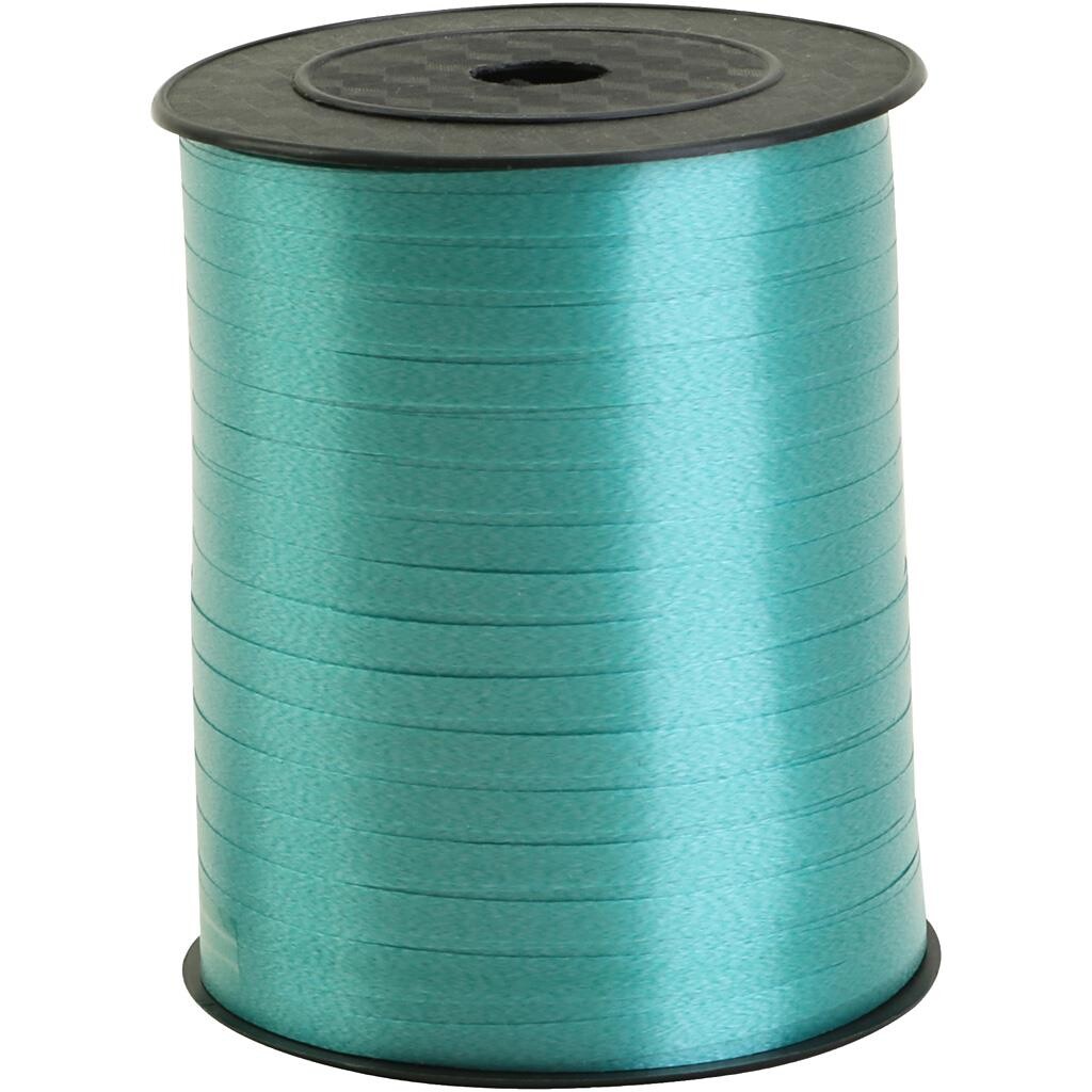 Gavebånd - 5 mm - Petroleum - Blank - 400 m
