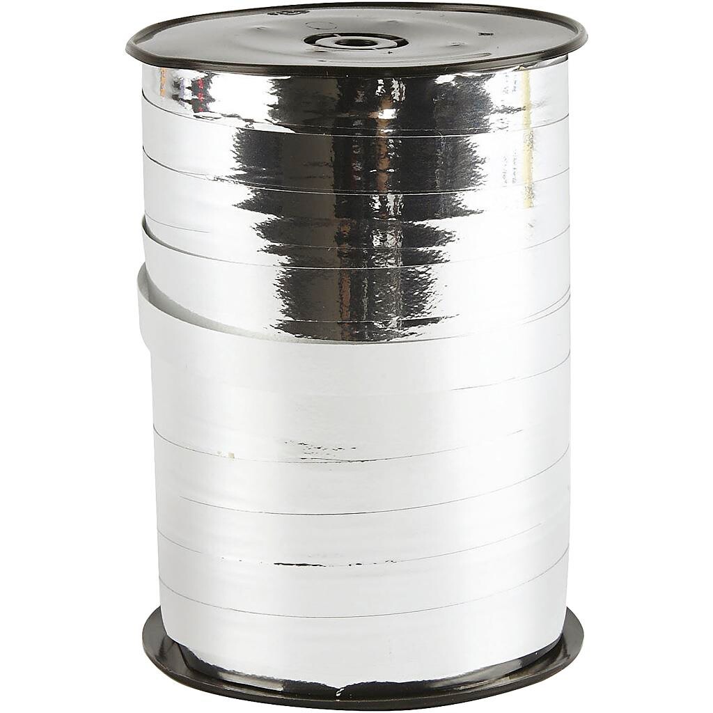 Gavebånd bredde 10 mm metal sølv | 250 meter