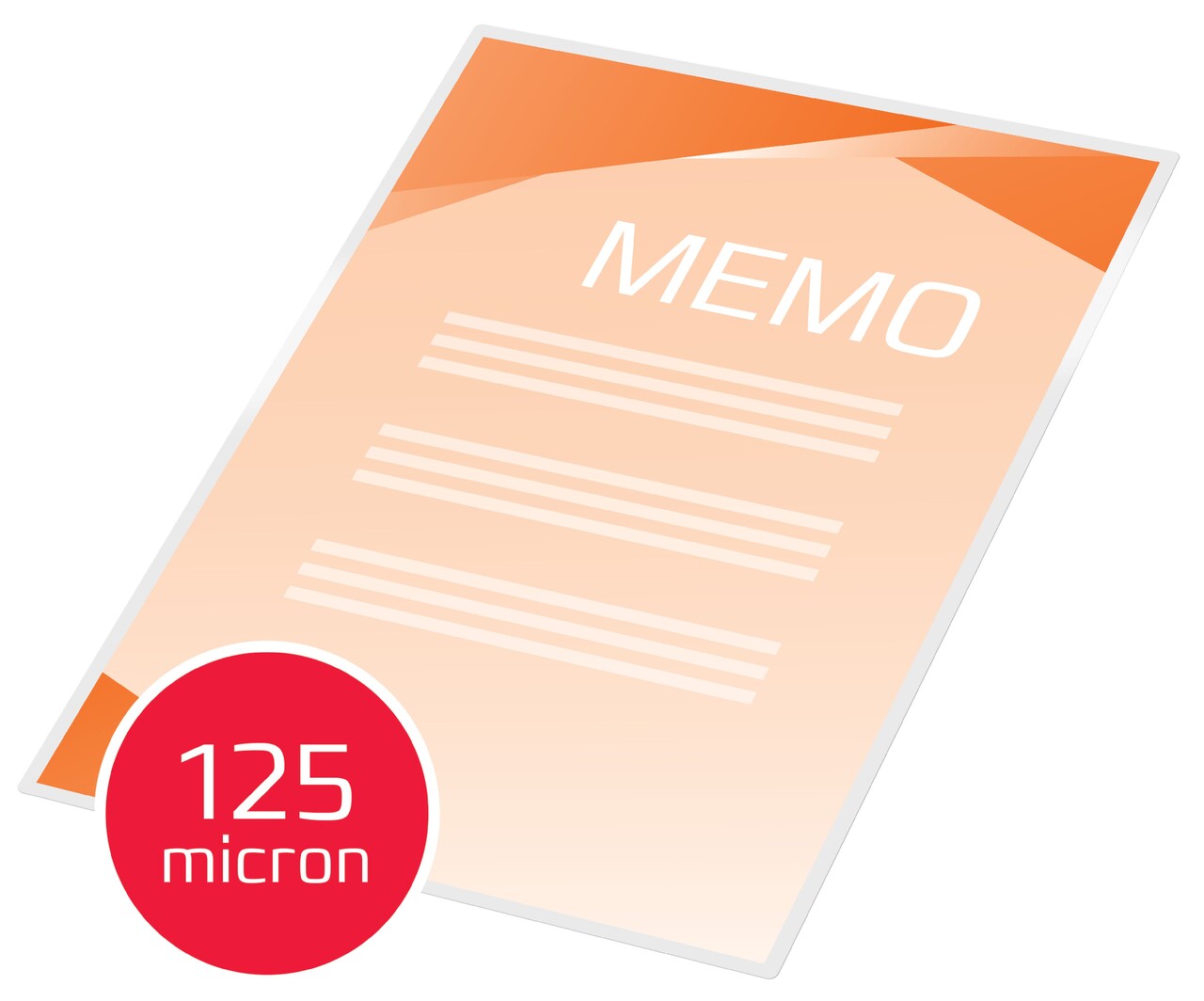 Lamineringslomme GBC selvklæb 125my A5(100)