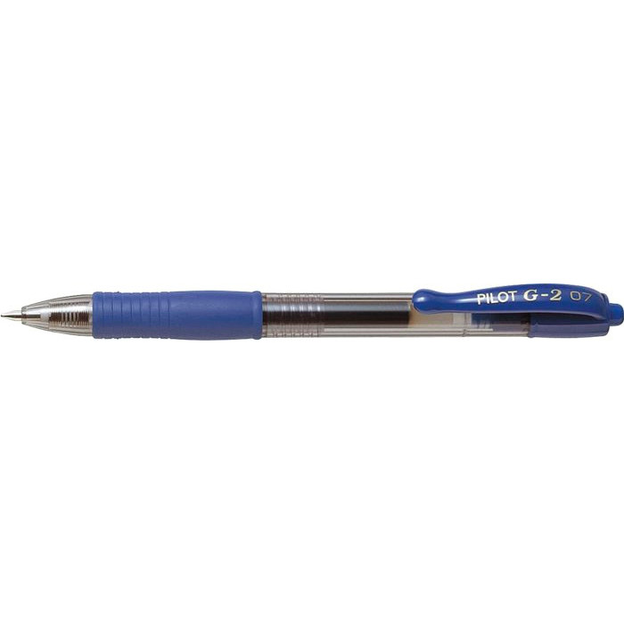 Kuglepenne Pilot BL-G2-7 Gelpen blå 0,4mm - 12 stk