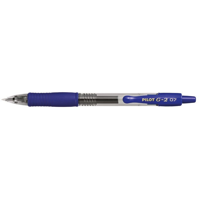 Gelpen Pilot G2 ink roller Medium blå vaulepack - 20 stk