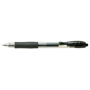 Pilot Gelpen BL-G2-5 - Sort streg extra fine 0,3 mm bred 163104 - 12 stk