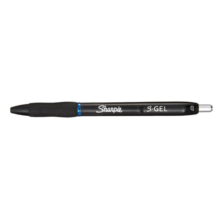 12 stk. Sharpies tusser Gelpen S-Gel 0,7 blå - Køb minimum 12 stk.