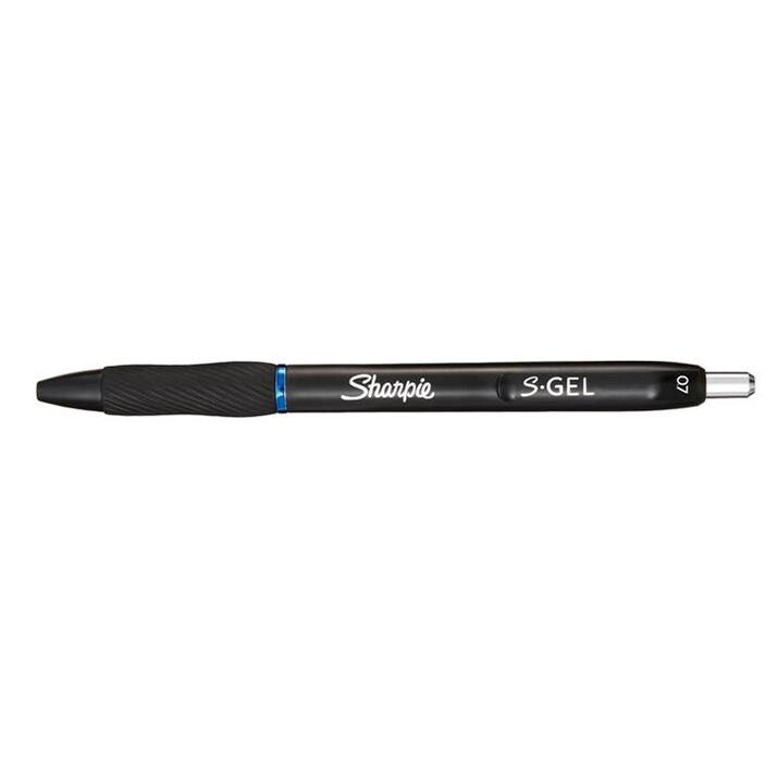 Sharpies tusser Gelpen S-Gel blå 0,7mm - 12 stk