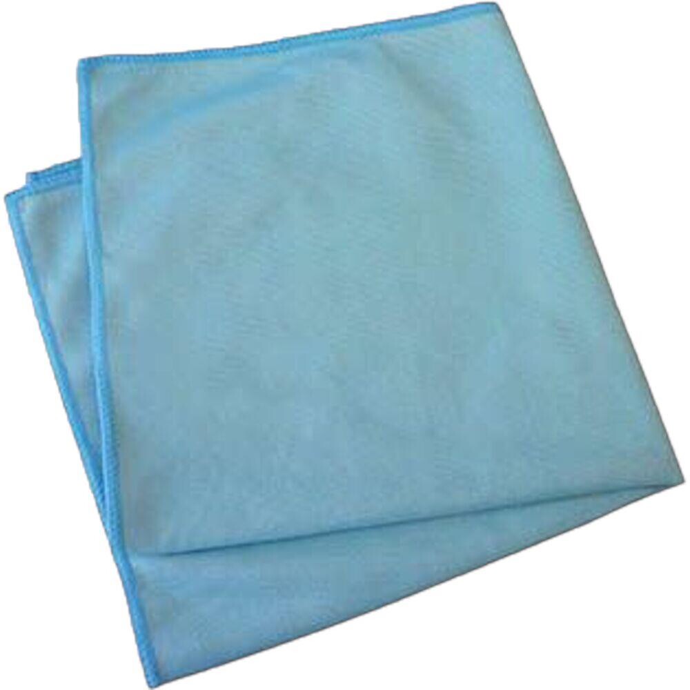 Glasklud, Unger MicroWipe Lite, 60x80cm, blå, mikrofiber/polyester - 10 stk