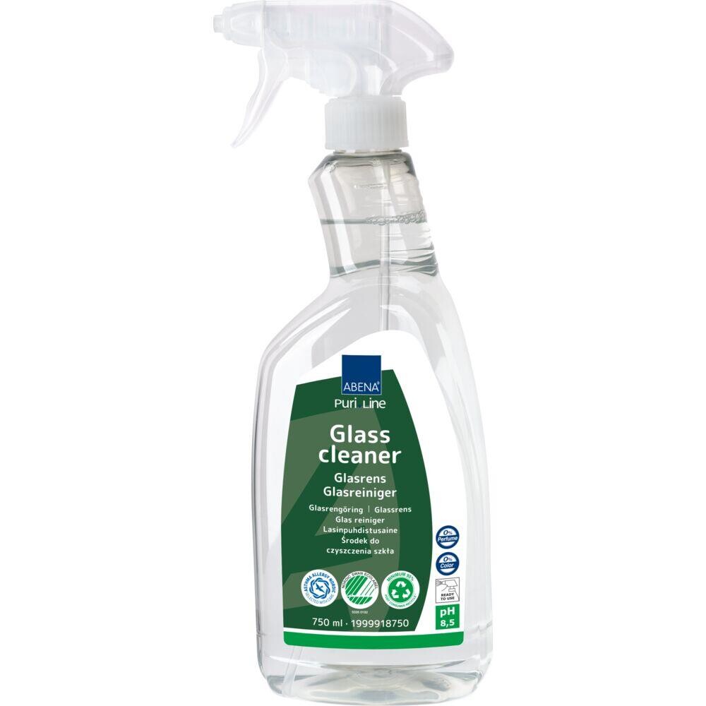 Glasrens - ABENA Puri-Line - Klar-til-brug - Uden farve og parfume - 750 ml - 8 stk