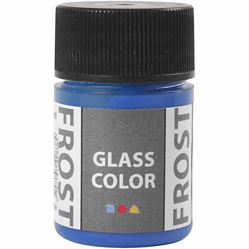 Glasmaling - Glass Color Frost - Blå - 35ml