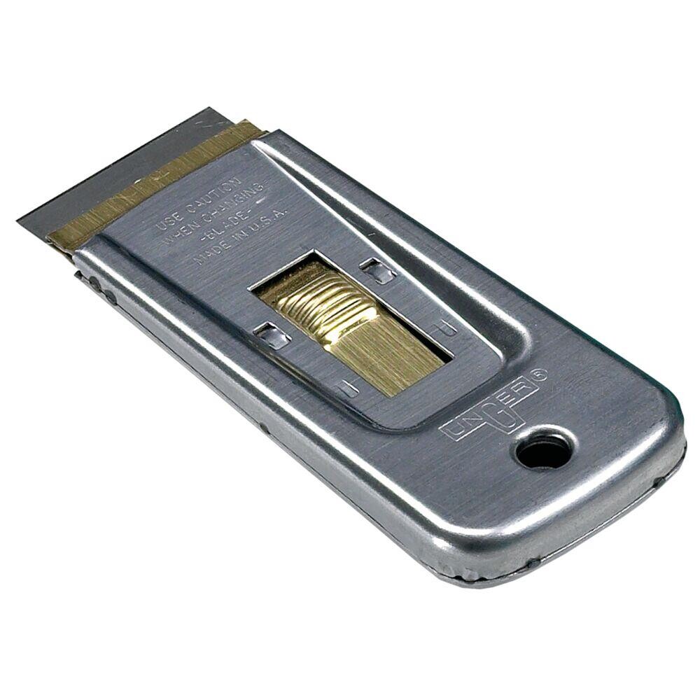 Glasskraber - Unger ErgoTec - Metal/kulstofstål 4 cm - Grå