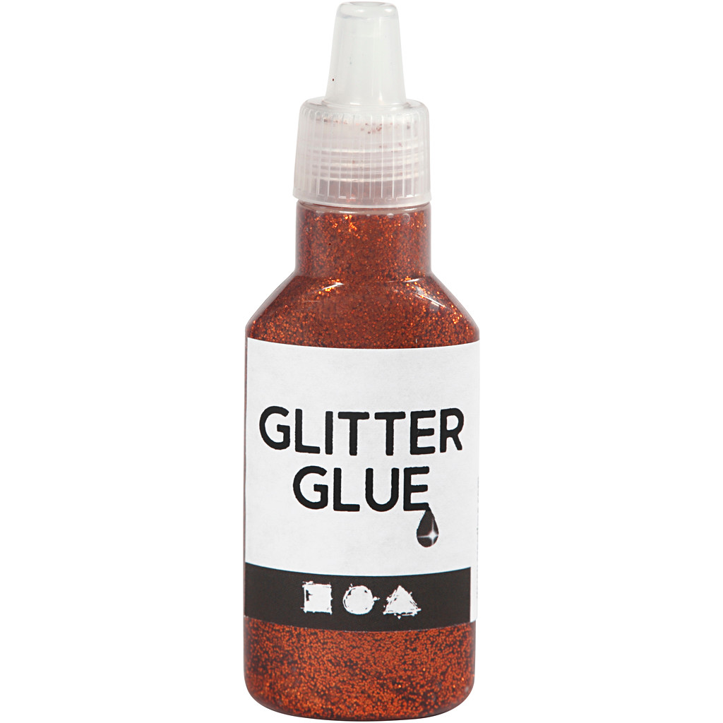 Glitterlim - orange 25ml