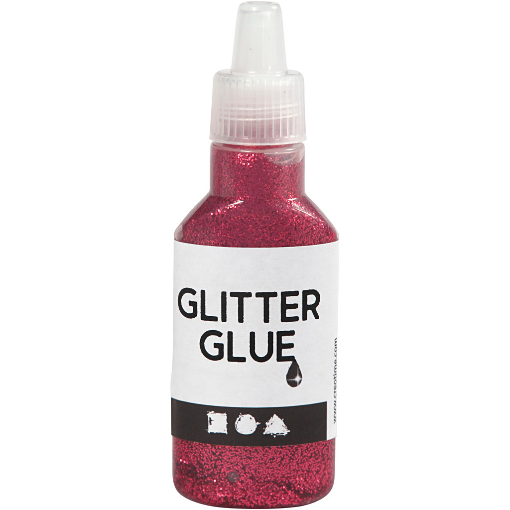 Glitterlim - pink 25ml