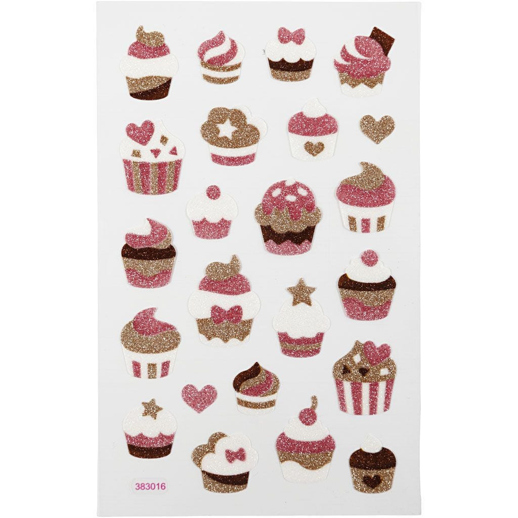 Klistermærker muffins 10x16 cm