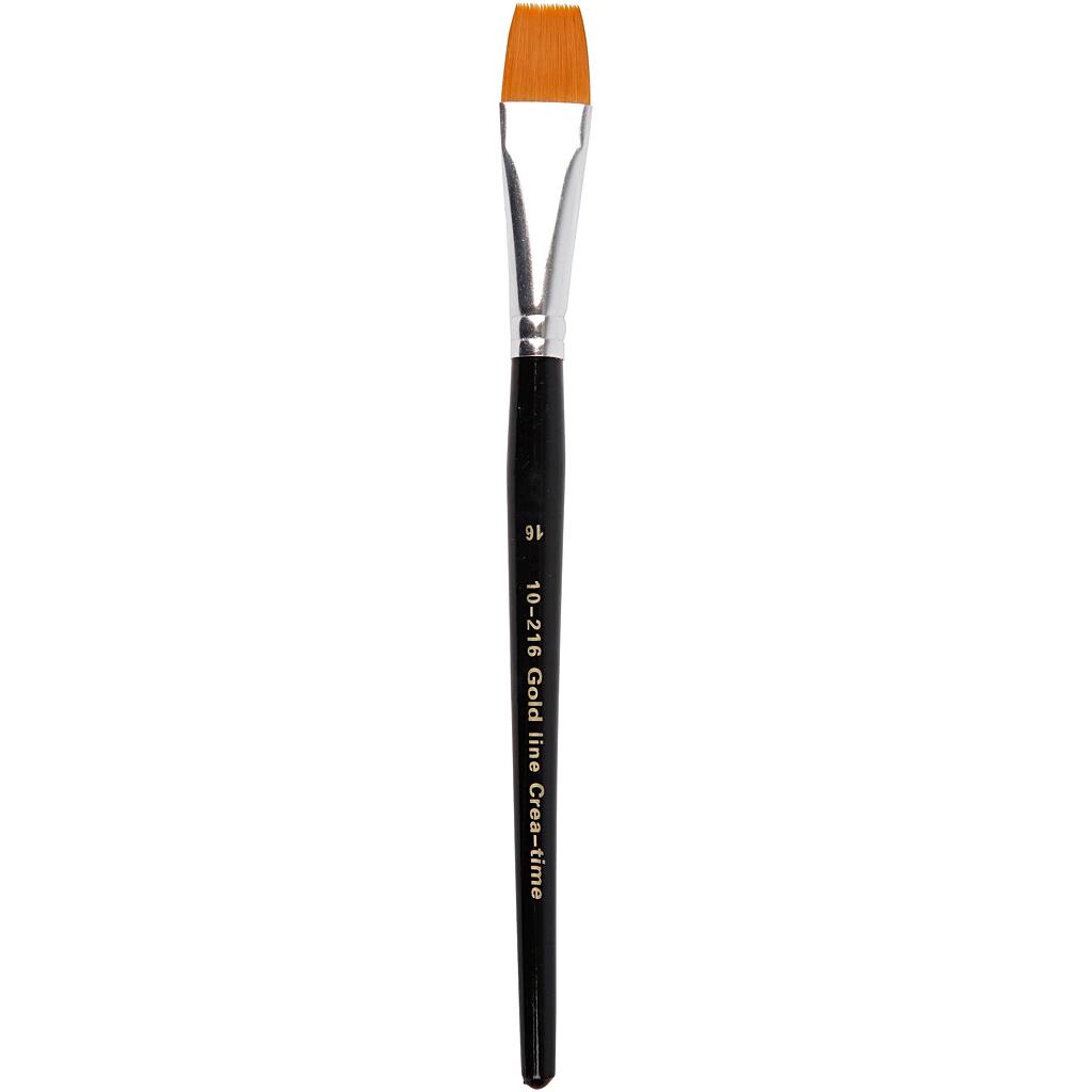Pensler - Gold Line nr. 16 flad 17 mm - 6 stk